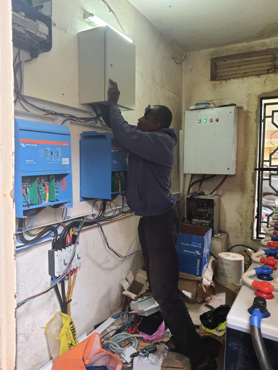 Tableau électrique BT — installation MOHA COM